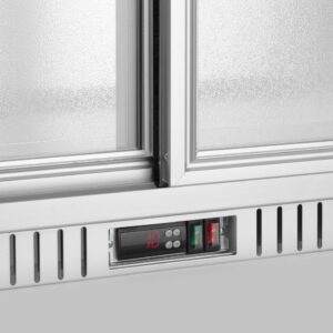 Kahe lükanduksega baarikülmik, Arktic, 150L, Hõbedane, 230V/175W, 900x520x(H)840mm