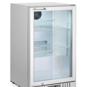 Back bar refrigerator with 1 door, Arktic, 75L, Silver, 230V/175W, 500x530x(H)870mm