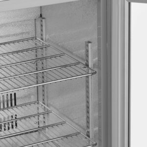 Back bar refrigerator with 1 door, Arktic, 75L, Silver, 230V/175W, 500x530x(H)870mm