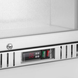 Back bar refrigerator with 1 door, Arktic, 75L, Silver, 230V/175W, 500x530x(H)870mm