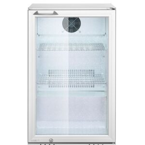 Back bar refrigerator with 1 door, Arktic, 75L, Silver, 230V/175W, 500x530x(H)870mm