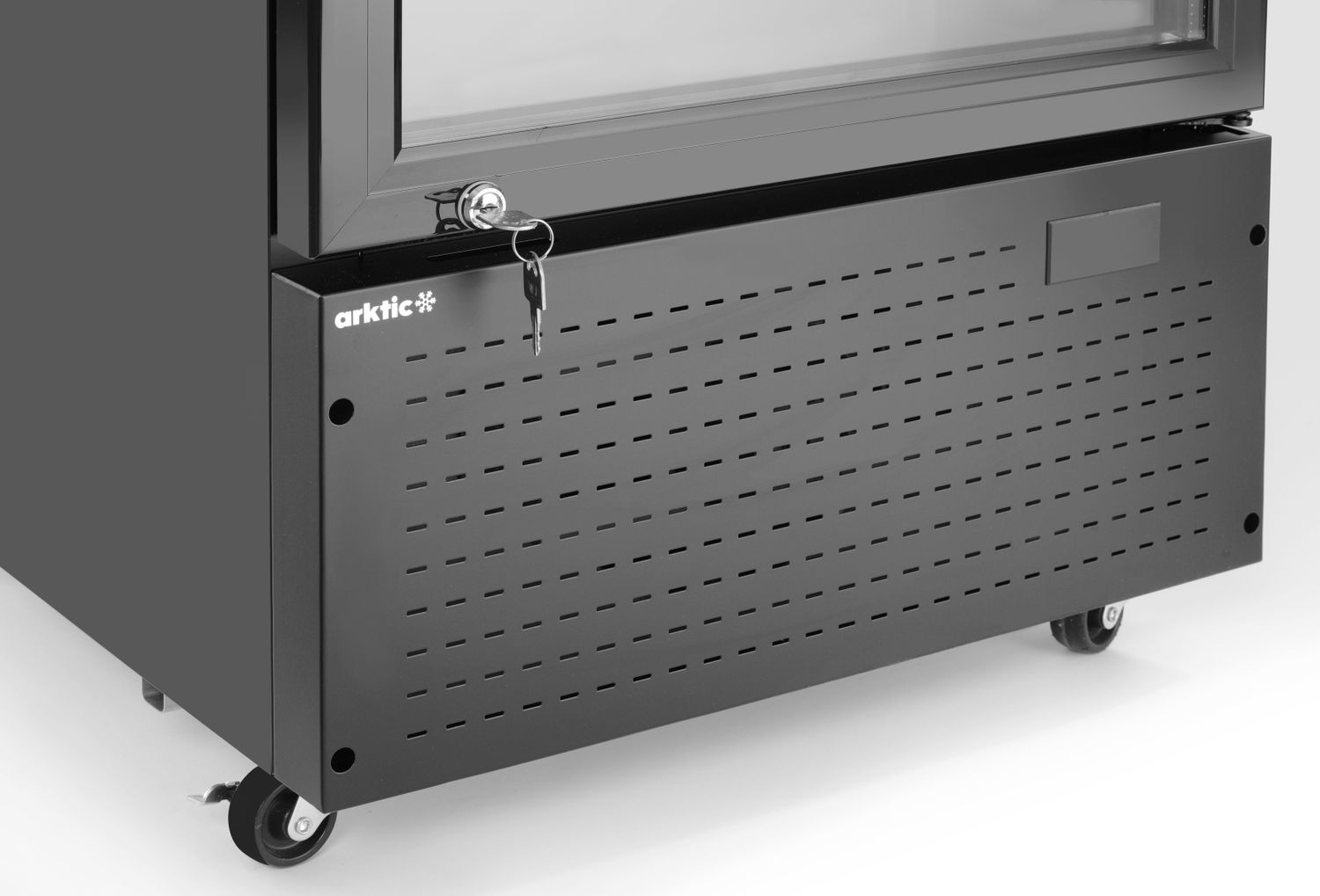 Ühe uksega tagumine baarikülmik taustvalgustusega paneeliga, Arktic, 254L, Must, 230V/250W, 605x578x(H)1980mm - Image 3