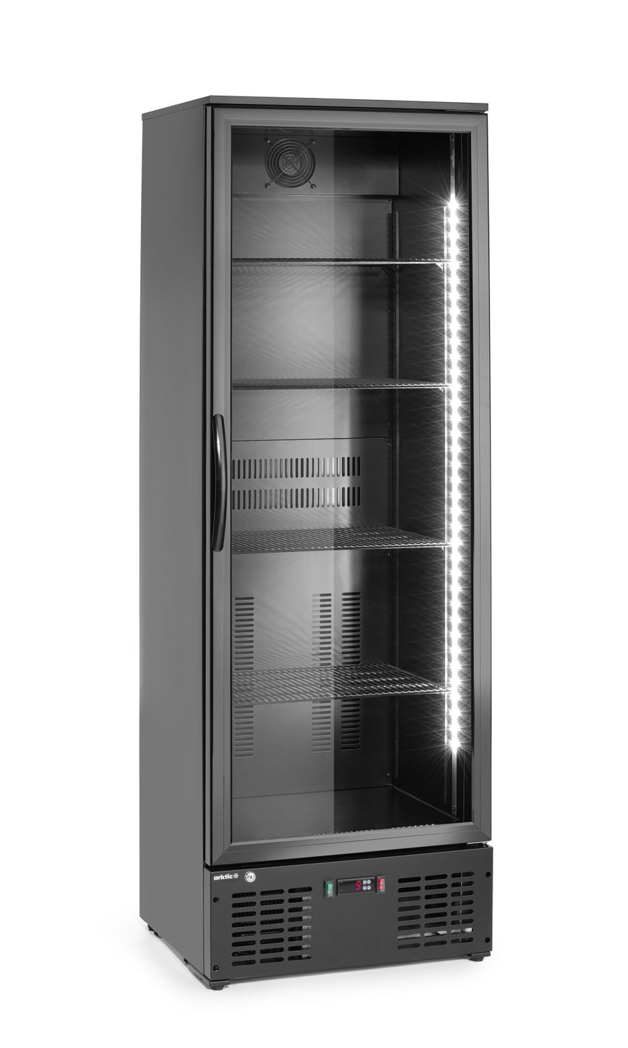 Tagumine üheukseline baarikülmik, Arktic, 243L, Must, 230V/195W, 530x600x(H)1820mm