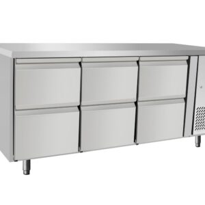 Külmlaud 6 sahtliga, Arktic, 204L, 230V/400W, 700x1795x(H)840mm