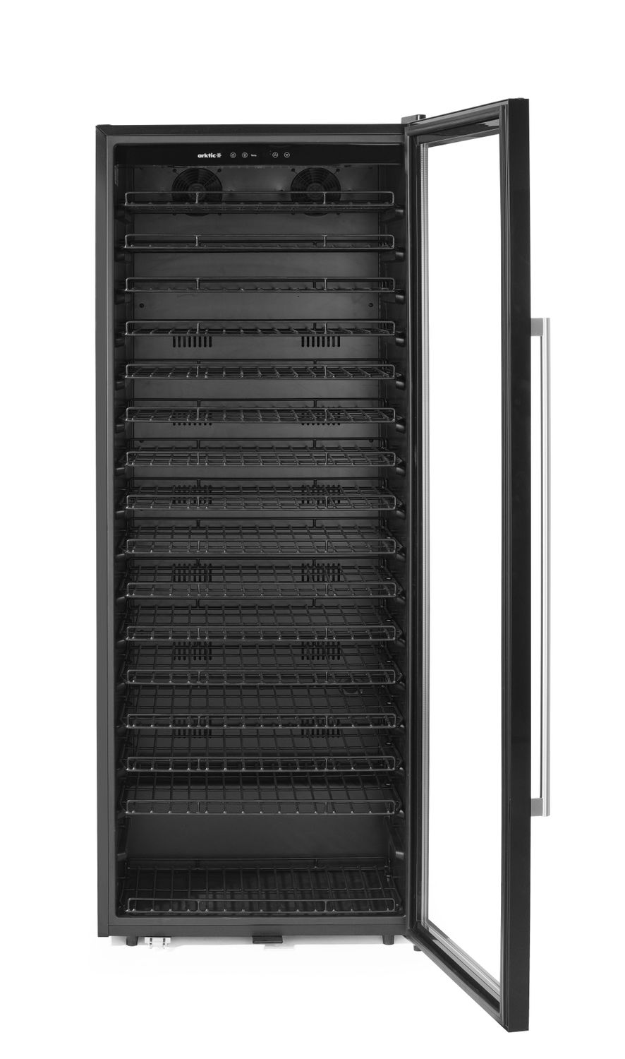 Veinijahuti, 1-tsooniline, 224 pudelile, Arktic, Must, 690x700x(H)1834mm