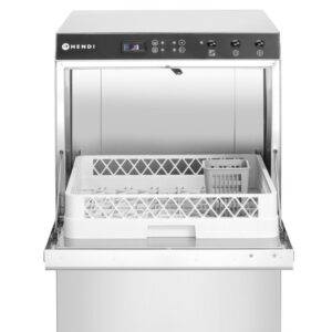 Nõudepesumasin 50x50 Doppio, HENDI, Budget Line, 400V/4900W, 565x605x(H)830mm