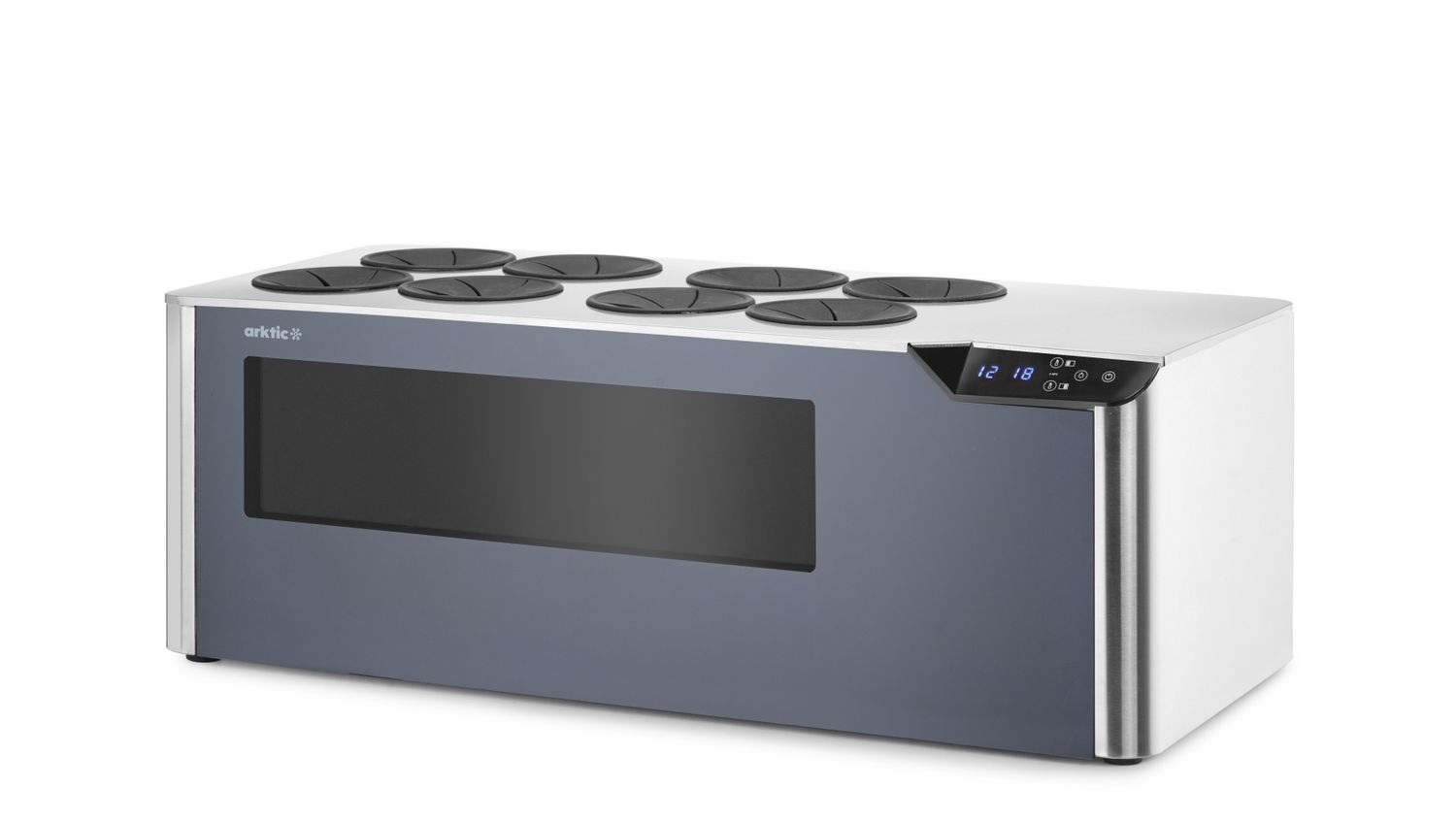 Veinikülmik, kahe tsooniga, tööpinnale, Arktic, Must, 230V/60W, 350x800x(H)293mm