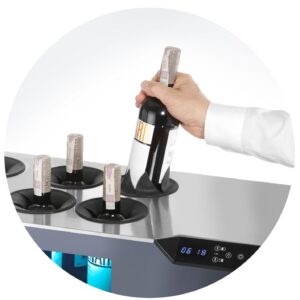 Veinikülmik, kahe tsooniga, tööpinnale, Arktic, Must, 230V/60W, 350x800x(H)293mm