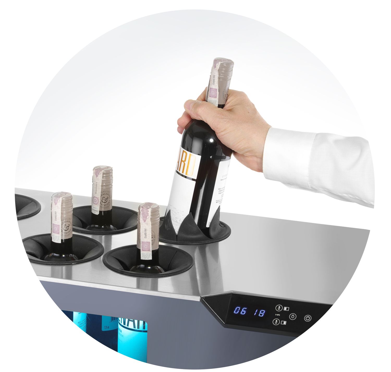 Veinikülmik, kahe tsooniga, tööpinnale, Arktic, Must, 230V/60W, 350x800x(H)293mm - Image 11