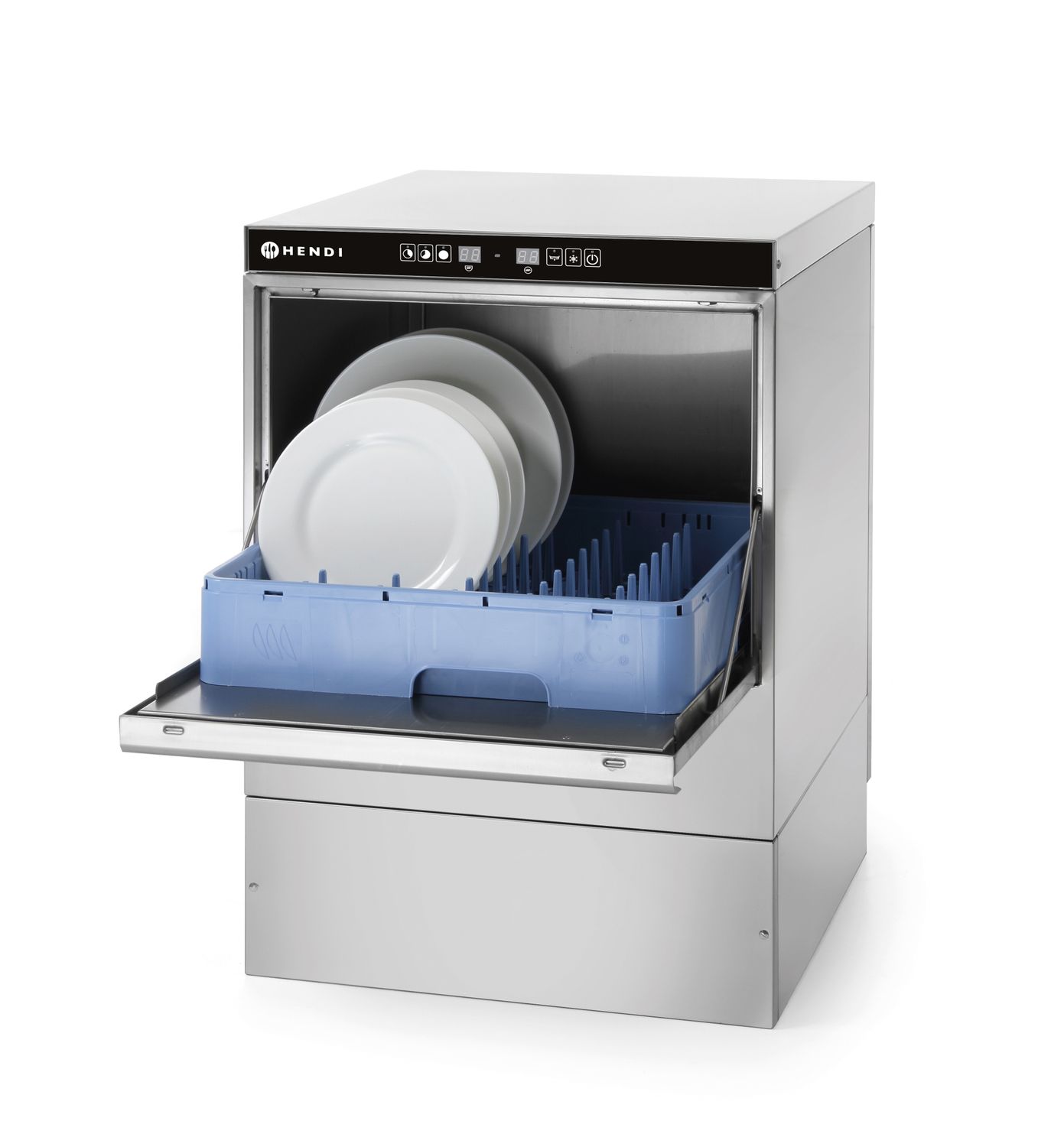 Nõudepesumasin 50x50 - elektrooniliselt juhitav, HENDI, Kitchen Line, 230V/3600W, 570x600x(H)830mm