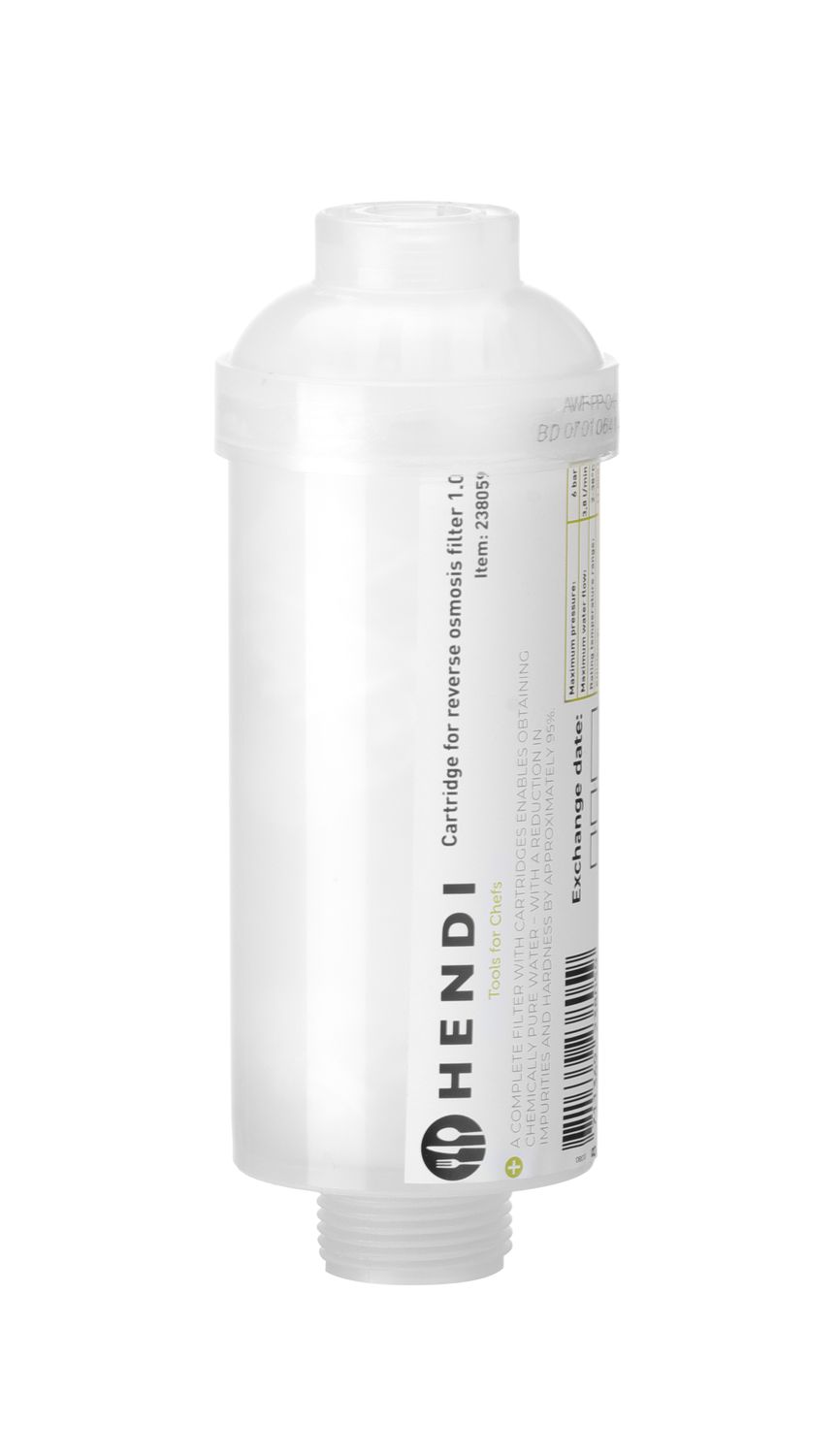 Padrun pöördosmoosi filtrile 1.0, HENDI