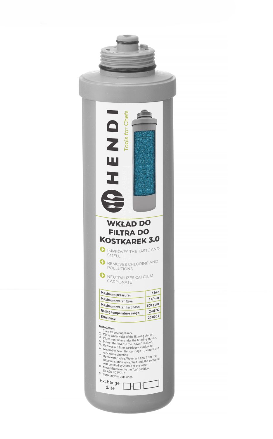 Filterpadrun jäämasinate filtrile 3.0, HENDI