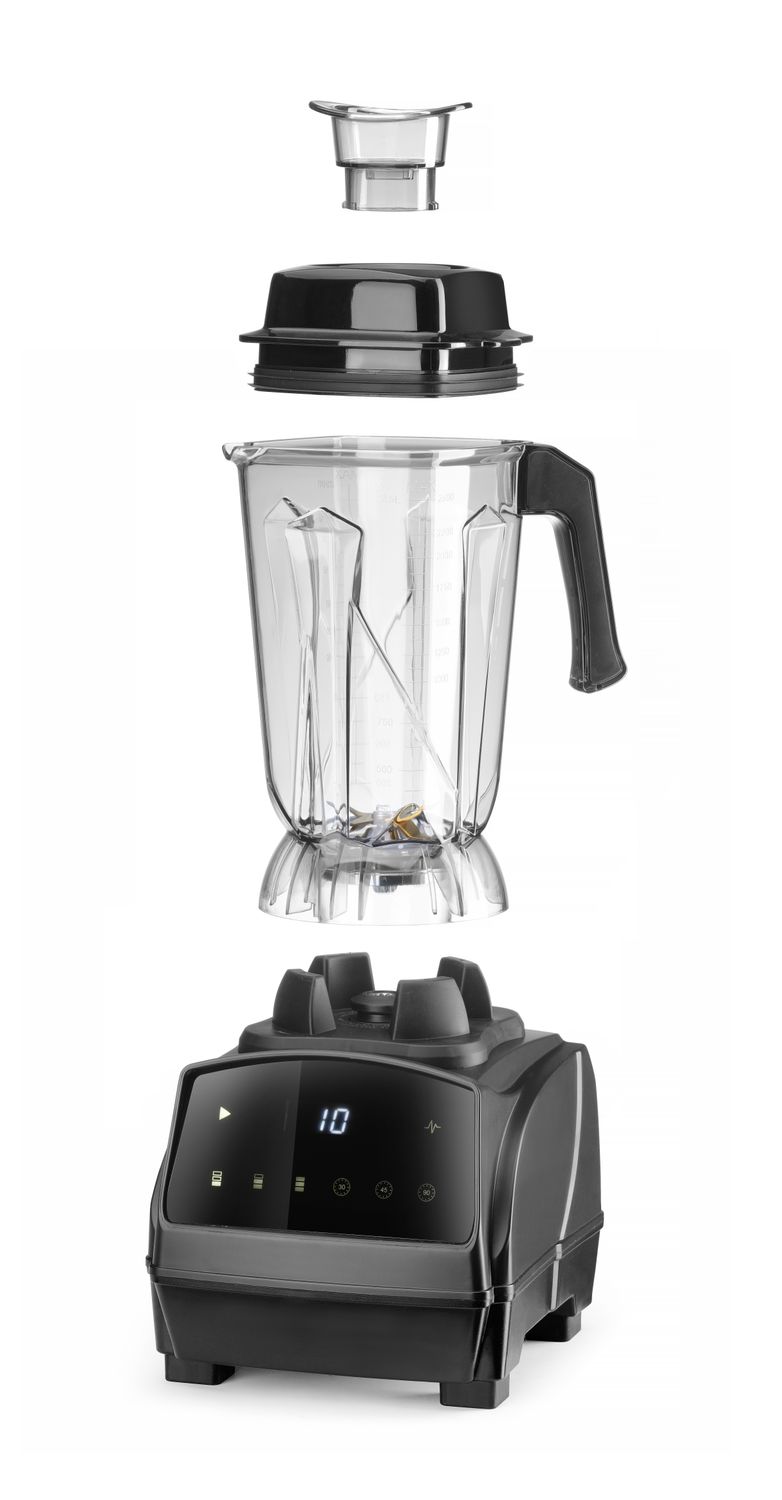 Digitaalne baarisegisti BPA-vaba, HENDI, 2,5L, Must, 230V/1680W, 220x240x(H)535mm