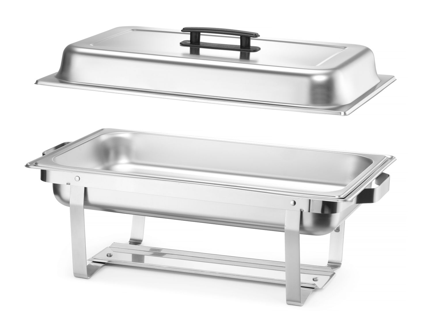 Chafing dish-mahuti toidu soojana hoidmiseks – 4-osaline komplekt, HENDI, GN 1/1, 7,5L, 600x355x(H)305mm