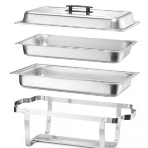 Chafing dish-mahuti toidu soojana hoidmiseks – 4-osaline komplekt, HENDI, GN 1/1, 7,5L, 600x355x(H)305mm