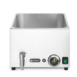 Bain-marie komplekt Ranger koos tühjenduskraaniga , HENDI, GN (H)150mm, GN 1/1, 230V/1000W, 605x332x(H)242mm