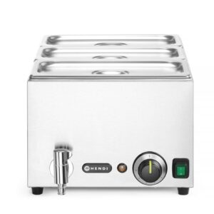 Bain-marie komplekt Ranger koos tühjenduskraaniga , HENDI, GN (H)150mm, GN 1/1, 230V/1000W, 605x332x(H)242mm