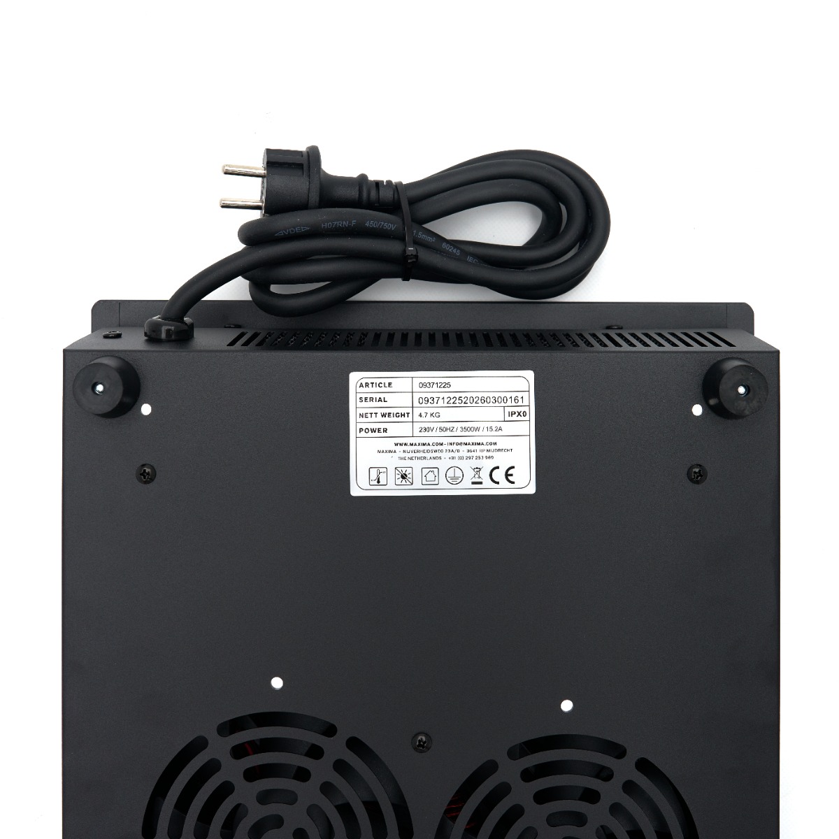 Induktsioonpliit - Ø26cm - Sisseehitatav - 3500W - Induktsioon - Image 12