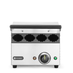 Contact grill for hot dogs and wraps, HENDI, 230V/1800W, 385x285x(H)254mm