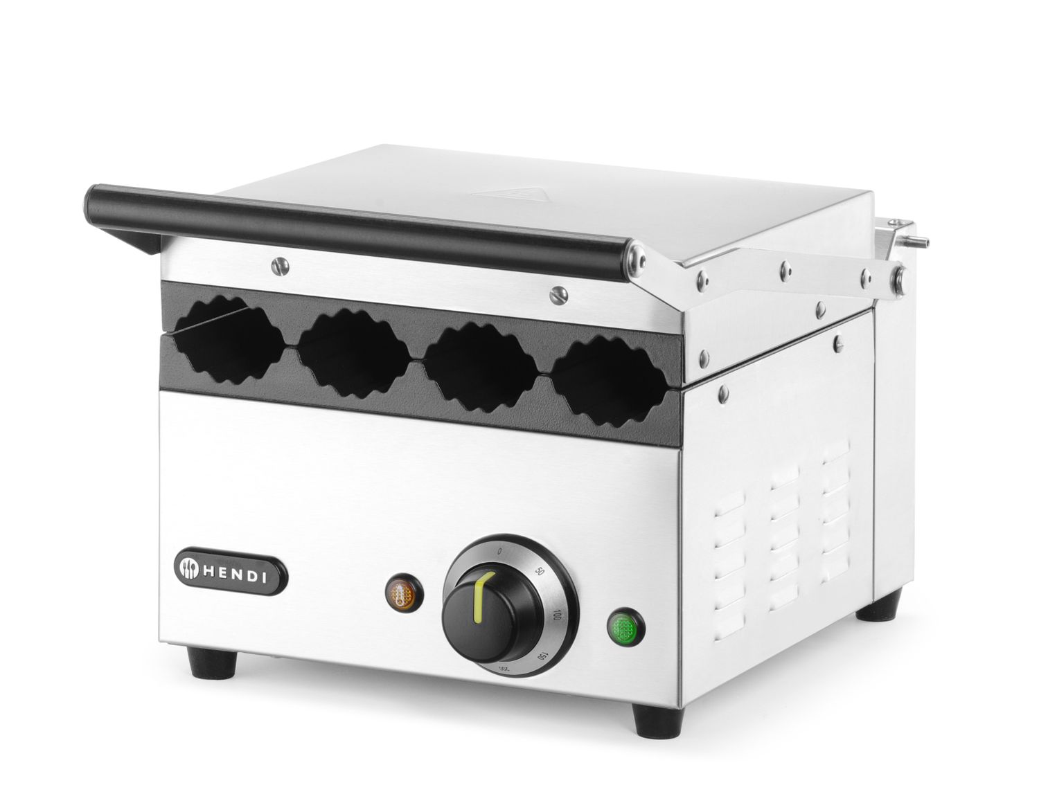Kontaktgrill hotdogide ja wrappide jaoks, HENDI, 230V/1800W, 385x285x(H)254mm