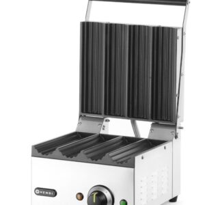 Contact grill for hot dogs and wraps, HENDI, 230V/1800W, 385x285x(H)254mm