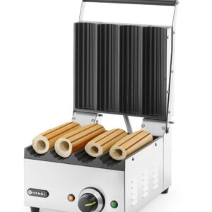 Contact grill for hot dogs and wraps, HENDI, 230V/1800W, 385x285x(H)254mm