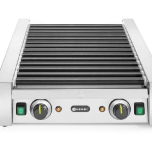 Sausage rolling grill – 2 zones, HENDI, 14 rollers, 230V/1480W, 520x650x(H)176mm