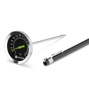 Analoogtermomeeter, HENDI, Must, ⌀52x(H)140mm