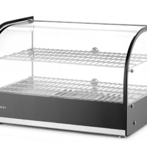Soojendusega vitriin, üks, HENDI, topelt, Must, 230V/800W, 554x376x(H)376mm