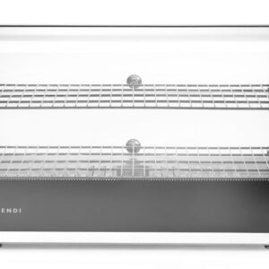 Soojendusega vitriin, üks, HENDI, topelt, Must, 230V/800W, 554x376x(H)376mm