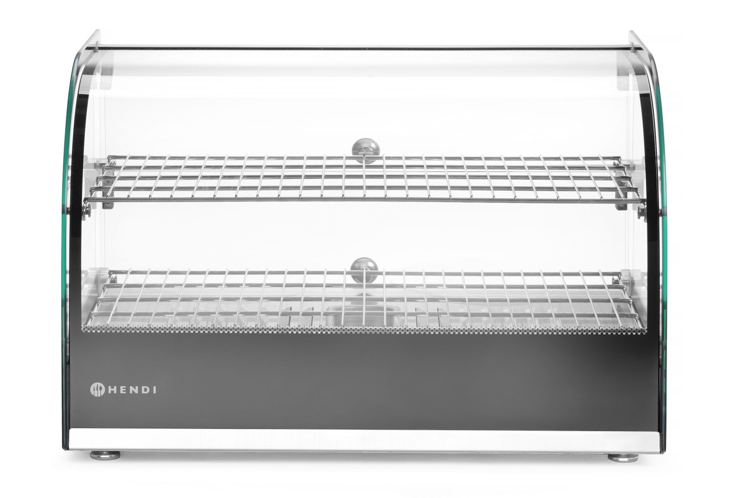 Soojendusega vitriin, üks, HENDI, topelt, Must, 230V/800W, 554x376x(H)376mm