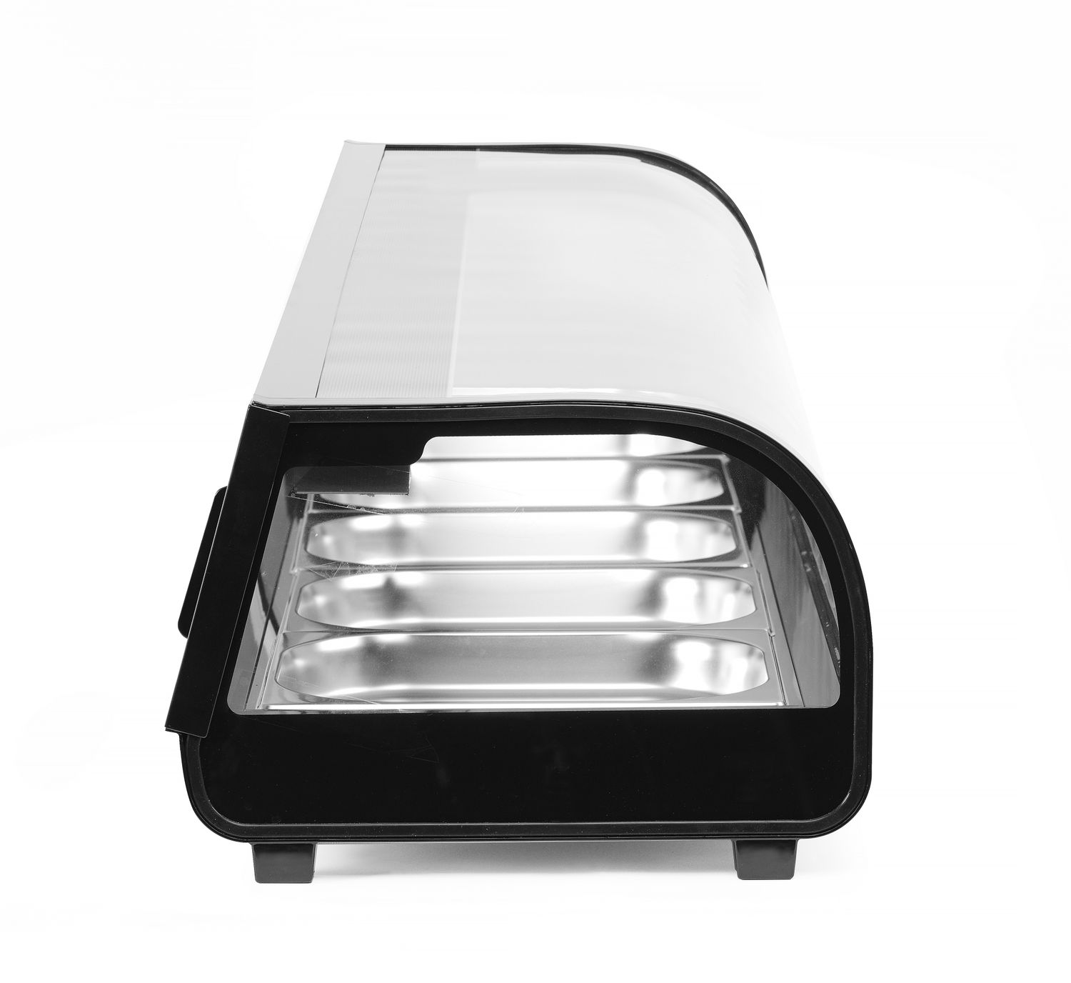 Sushi display, Arktic, Containers included: 5x GN 1/2 (H)40 mm., Black, 230V/190W, 420x1800x(H)265mm - Image 6