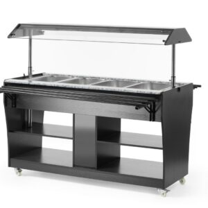 Soojendusega buffet-lett, HENDI, GN 1/1, 1490L, 765x1490x(H)1370mm