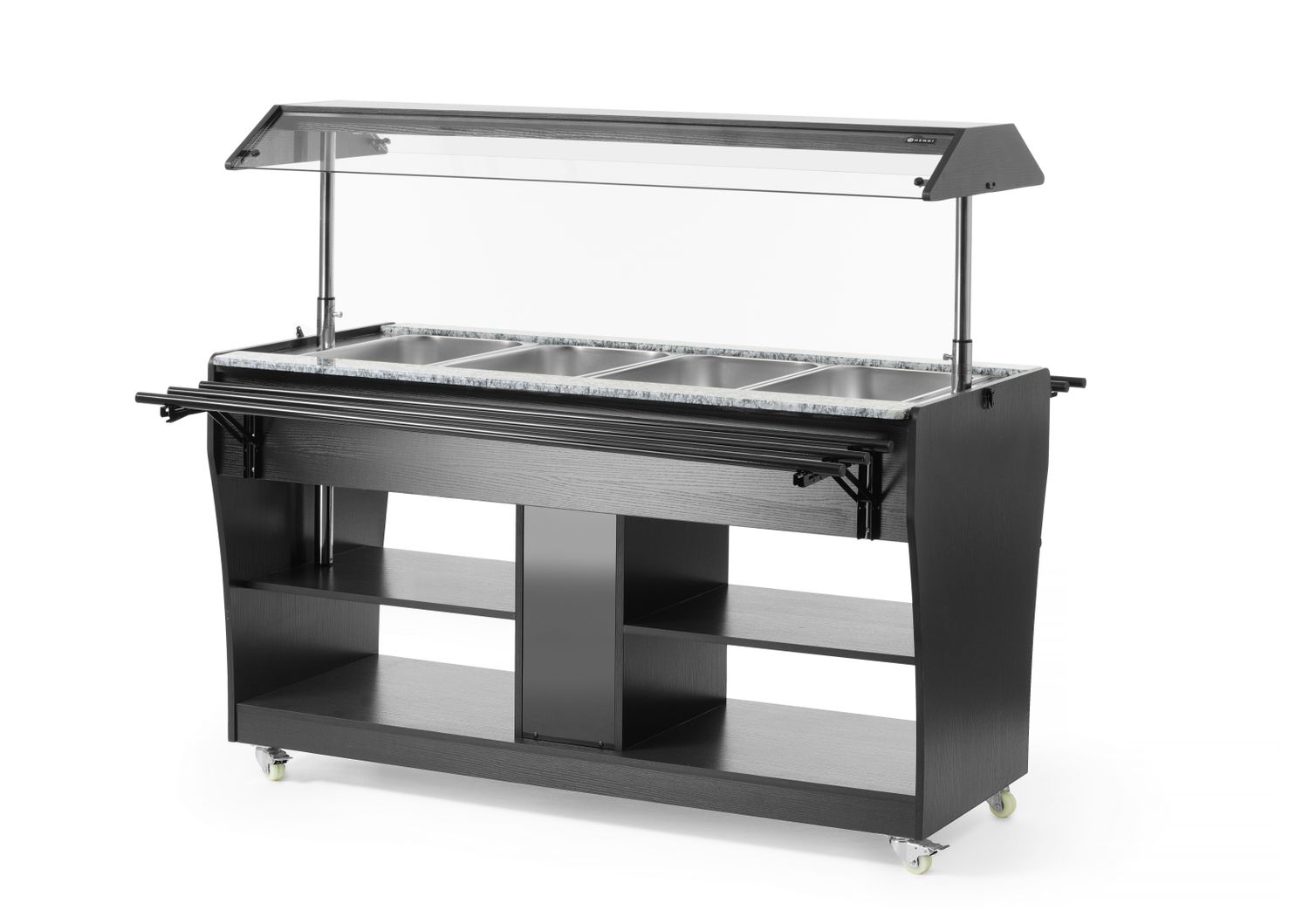 Soojendusega buffet-lett, HENDI, GN 1/1, 1490L, 765x1490x(H)1370mm - Image 4