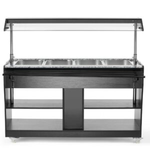 Soojendusega buffet-lett, HENDI, GN 1/1, 1490L, 765x1490x(H)1370mm