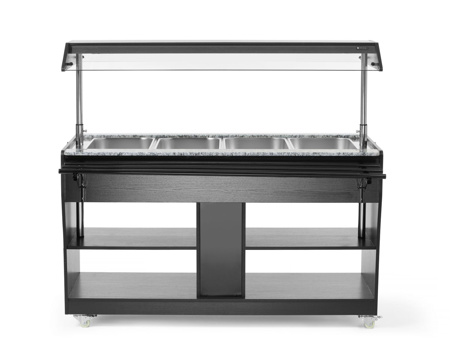 Soojendusega buffet-lett, HENDI, GN 1/1, 1490L, 765x1490x(H)1370mm