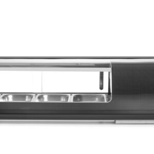 Sushivitriin, Arktic, Kaasas olevad mahutid: 4x GN 1/3 (H) 40 mm., Must, 230V/190W, 426x1177x(H)296mm