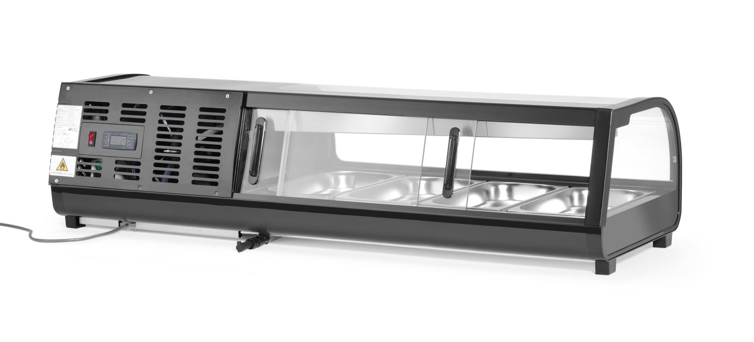 Sushivitriin, Arktic, Kaasas olevad mahutid: 4x GN 1/3 (H) 40 mm., Must, 230V/190W, 426x1177x(H)296mm - Image 3