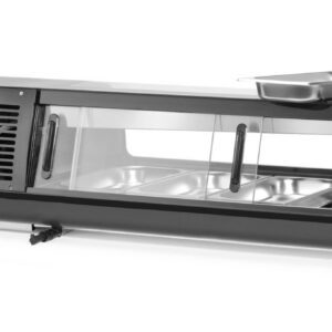 Sushivitriin, Arktic, Kaasas olevad mahutid: 4x GN 1/3 (H) 40 mm., Must, 230V/190W, 426x1177x(H)296mm