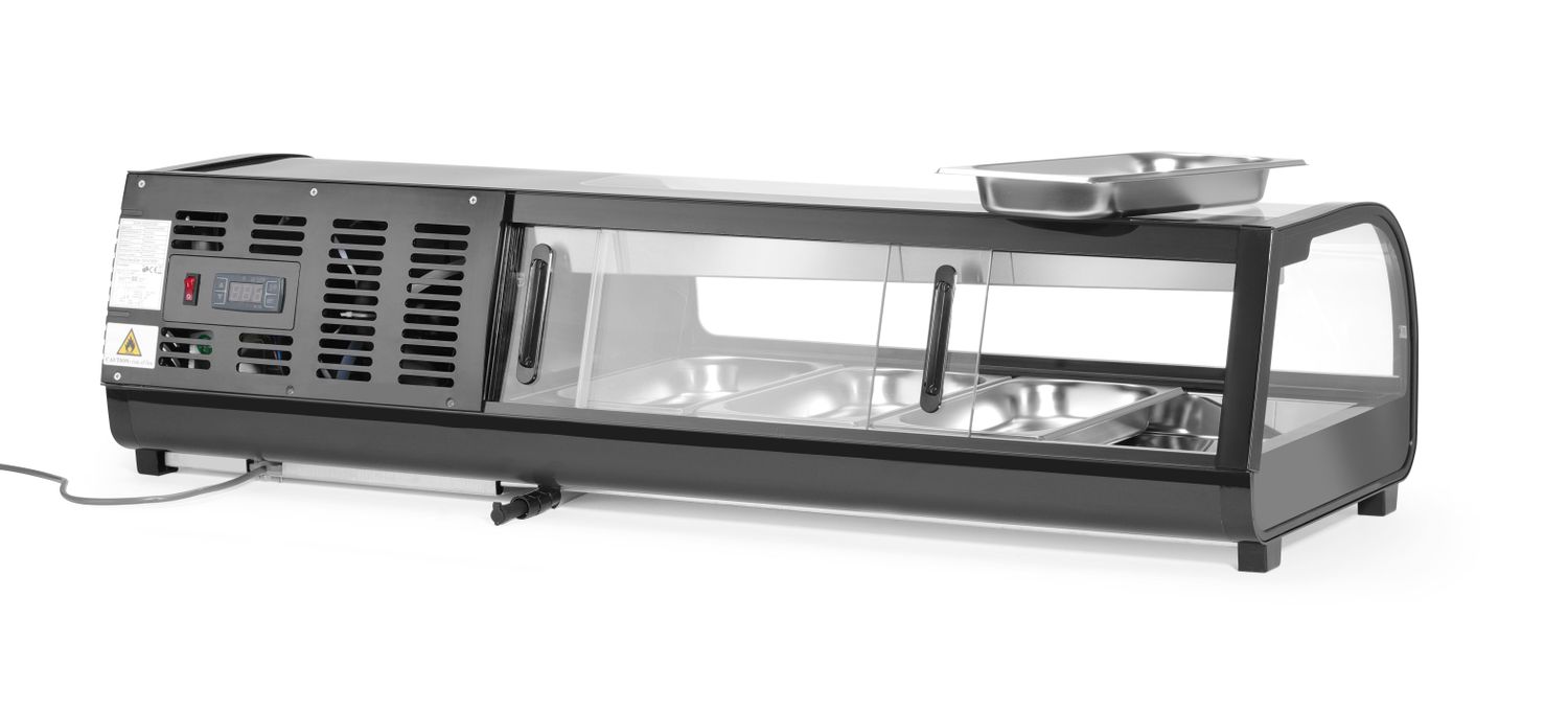 Sushivitriin, Arktic, Kaasas olevad mahutid: 4x GN 1/3 (H) 40 mm., Must, 230V/190W, 426x1177x(H)296mm - Image 4