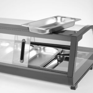 Sushivitriin, Arktic, Kaasas olevad mahutid: 4x GN 1/3 (H) 40 mm., Must, 230V/190W, 426x1177x(H)296mm