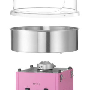 Cotton candy machine , HENDI, Pink, 230V/1130W, 520x520x(H)503mm
