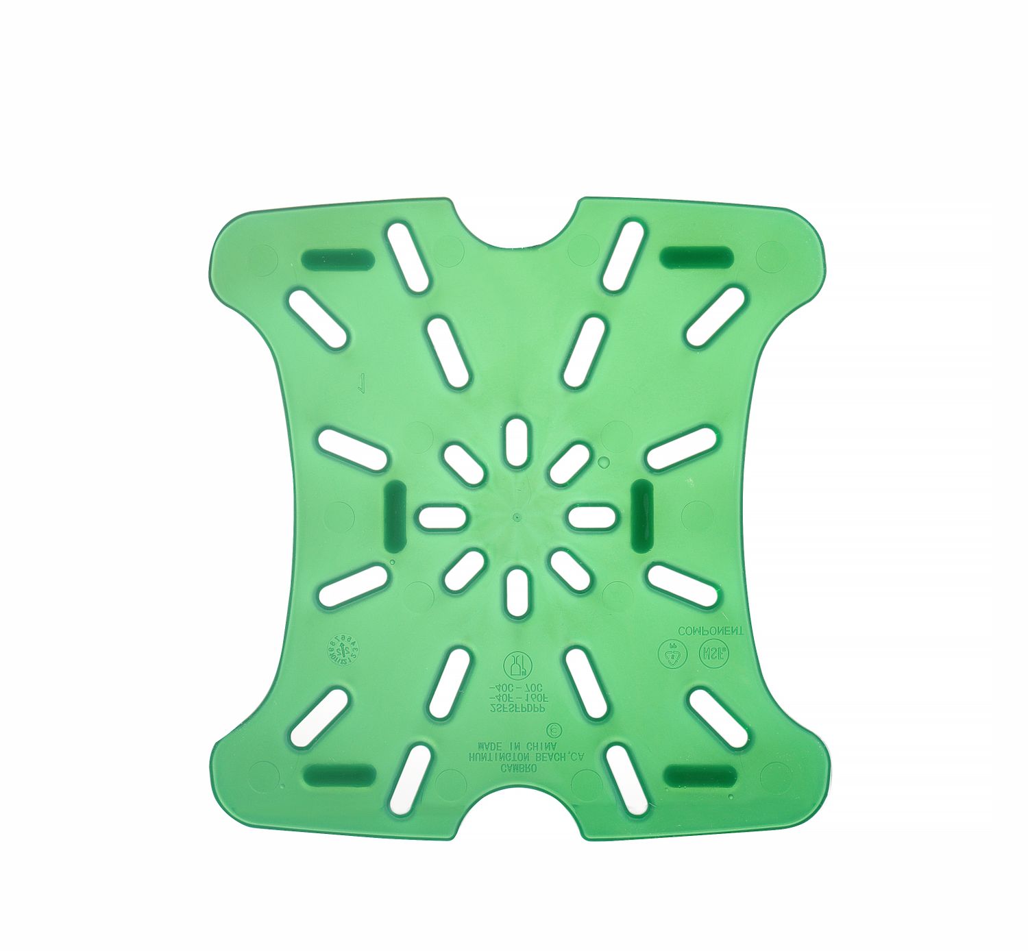 Tühjendusriiul mahutile CamSquares Fresh Pro, Cambro, 1,9 l ja 3,8 l mahutite puhul, 159x152x(H)16mm