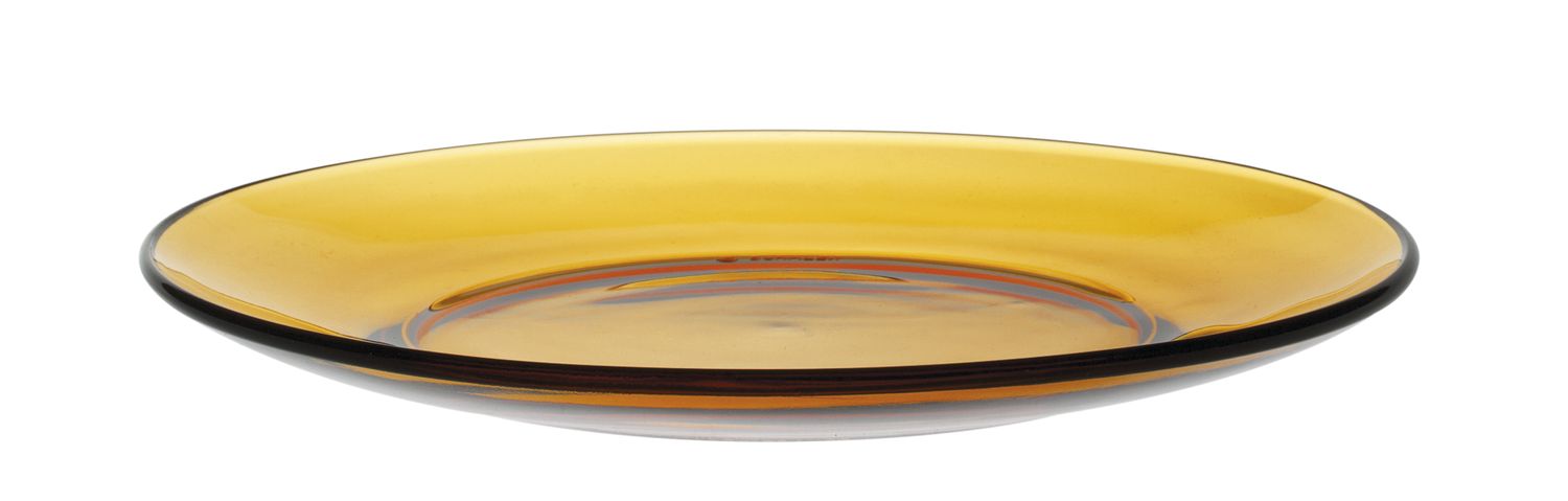 Dessert taldrik LYS AMBER, Duralex, ⌀190x(H)20mm