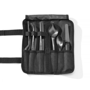 Kokkade komplekt, 6 tk, must, HENDI, 255x25x(H)100mm