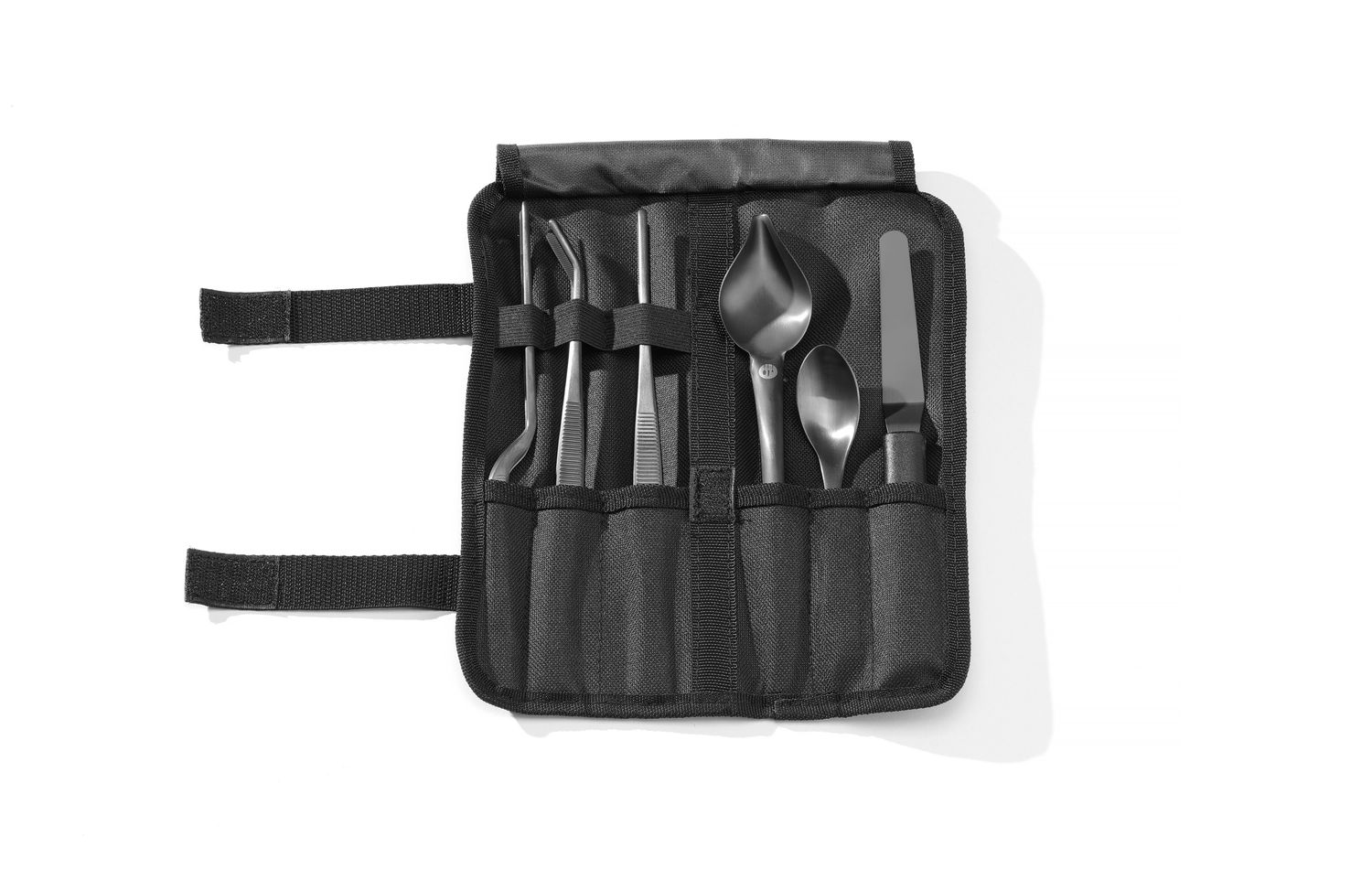 Kokkade komplekt, 6 tk, must, HENDI, 255x25x(H)100mm