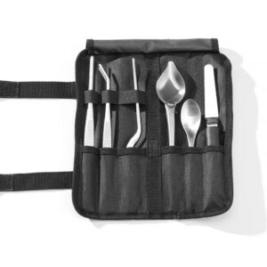 Kokkade komplekt, 6 tk, satineeritud, HENDI, 255x25x(H)100mm