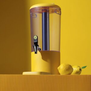Mahlapress UNIQ, HENDI, designed by Robert Bronwasser, 8L, Kollane, 318x216x(H)532mm