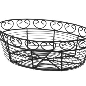 Traatkorv deco, ovaalne, HENDI, 255x160x(H)80mm