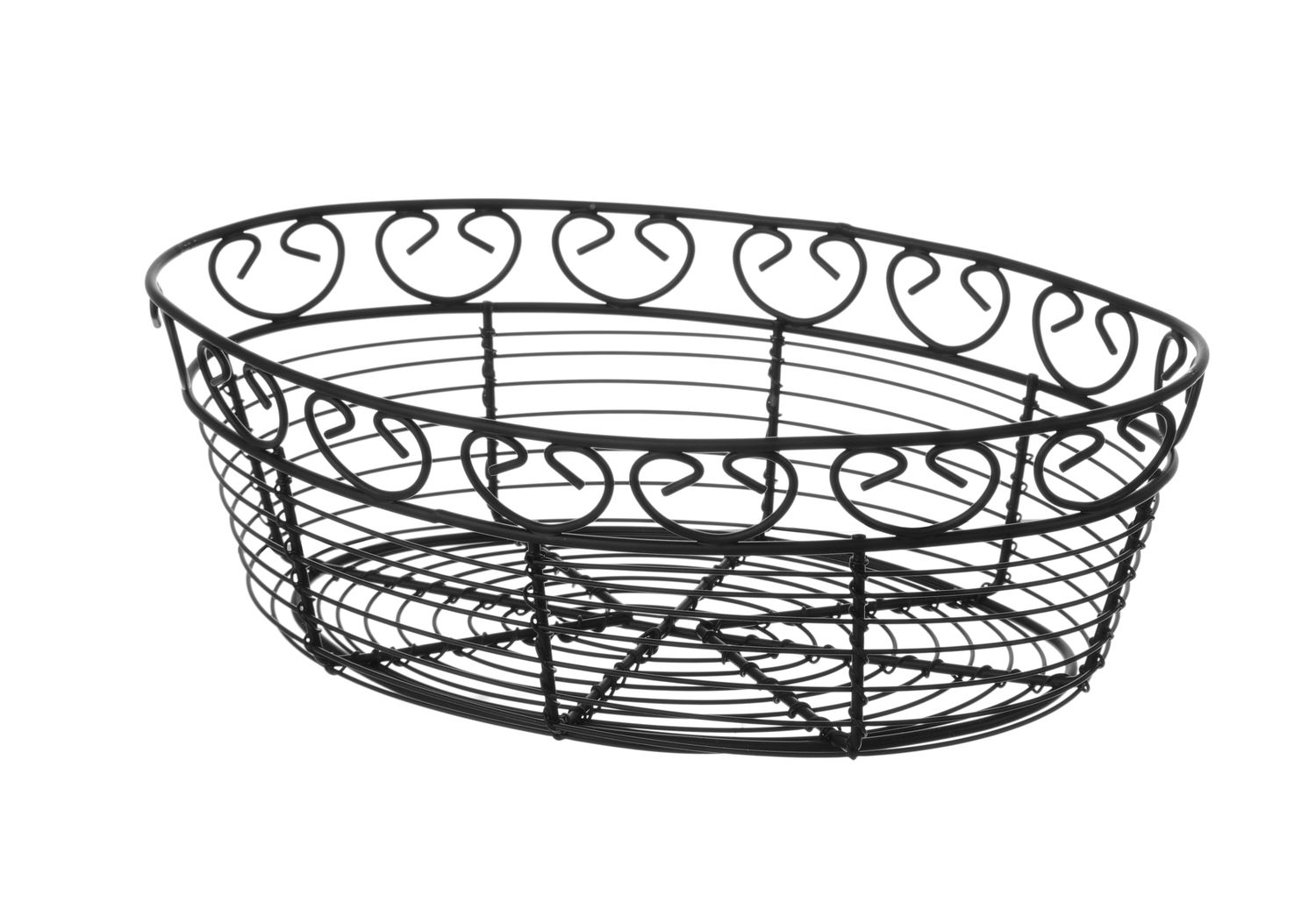 Traatkorv deco, ovaalne, HENDI, 255x160x(H)80mm